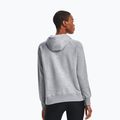 Felpa da donna Under Armour Rival Fleece Hb Hoodie steel medium heather/nero/nero 4