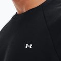 Felpa Under Armour Rival Fleece Crew da uomo, nero/bianco anice 3