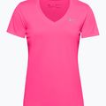 Maglietta da allenamento Under Armour Tech SSV da donna - Ceramica solida/argento metallico