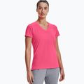 Maglietta da allenamento Under Armour Tech SSV da donna - Ceramica solida/argento metallico 3