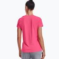 Maglietta da allenamento Under Armour Tech SSV da donna - Ceramica solida/argento metallico 4