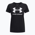 Maglietta Under Armour Rival Logo donna nero/bianco 8