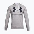 Felpa da uomo Under Armour Rival Fleece Big Logo HD mod grigio chiaro erica/nero 5