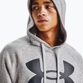 Felpa da uomo Under Armour Rival Fleece Big Logo HD mod grigio chiaro erica/nero 4