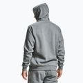 Felpa da uomo Under Armour Rival Hoodie grigio pece chiaro/onyx bianco 5