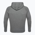 Felpa da uomo Under Armour Rival Hoodie grigio pece chiaro/onyx bianco 9