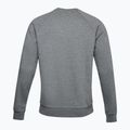 Felpa Under Armour Rival Fleece Crew Uomo grigio pece chiaro/onyx bianco 5