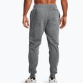 Pantaloni Under Armour Rival Fleece Joggers uomo grigio pece chiaro/onyx bianco 3