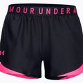Pantaloncini da allenamento Under Armour Play Up 3.0 donna nero/cerise/cerise 3