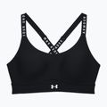 Reggiseno fitness Under Armour Infinity Covered Mid nero/nero/bianco 3