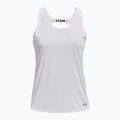 Canotta Under Armour Fly By bianco/bianco/riflettente da donna per il running