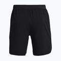 Under Armour Launch Sw 7'' pantaloncini da corsa da uomo nero/nero/riflettente 7