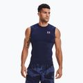 Canotta Under Armour Heat Gear Armour Comp Training Uomo mezzanotte marina/bianco