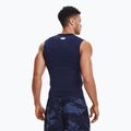 Canotta Under Armour Heat Gear Armour Comp Training Uomo mezzanotte marina/bianco 3