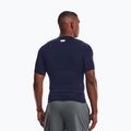 Maglietta da allenamento Under Armour HG Armour Comp midnight navy/bianco da uomo 3