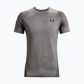 Maglietta da allenamento Under Armour UA Hg Armour Fitted carbon heather/nero da uomo 5