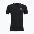 Maglietta da allenamento Under Armour UA Hg Armour Fitted nero/bianco da uomo 5