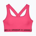 Reggiseno fitness Under Armour Crossback Mid cerise/cerise/nero 3