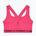 Reggiseno fitness Under Armour Crossback Mid cerise/cerise/nero 4