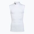 Maglia training da uomo Under Armour HG Armour Comp Mock SL castlerock/white