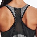 Under Armour UA Knockout Mesh Back Tank canotta jet gray light heather/nero/nero da donna per allenamento 4