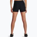 Pantaloncini da allenamento Under Armour Mid Rise nero/bianco da donna 2