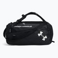 Under Armour Contain Duo Duffle M 50 l borsa da allenamento nero/nero/argento metallico 6