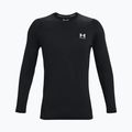 Under Armour uomo manica lunga da allenamento UA Hg Armour Fitted nero/bianco