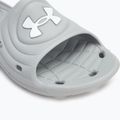 Under Armour Locker IV SL Ciabatte da uomo mod grigio/mod grigio/bianco 7