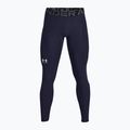 Leggings da allenamento Under Armour HeatGear bianco/marino notte da uomo 5