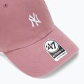 47 Marca MLB New York Yankees Base Runner cap CLEAN UP malva 3