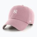 47 Marca MLB New York Yankees Base Runner cap CLEAN UP malva