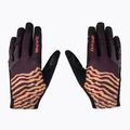 Guanti da ciclismo Dakine Covert ocra a righe/port da donna 3