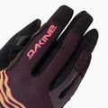 Guanti da ciclismo Dakine Covert ocra a righe/port da donna 4