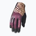 Guanti da ciclismo Dakine Covert ocra a righe/port da donna 5