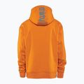 Felpa con cappuccio ThirtyTwo Double Tech da uomo grigio/arancio 2