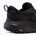 Scarpe da trekking da uomo HOKA Kaha Low GTX nero/grigio carbone 7