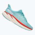 Scarpe da corsa da donna HOKA Clifton 8 Wide aquarelle/eggshell blue 7