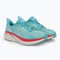 Scarpe da corsa da donna HOKA Clifton 8 aquarelle/eggshell blu 4