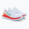 Scarpe da corsa da donna HOKA Mach 4 bianco/fiesta 4