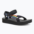 Sandali Teva Midform Universal Pride nero arcobaleno da donna