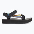 Sandali Teva Midform Universal Pride nero arcobaleno da donna 2