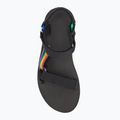 Sandali Teva Midform Universal Pride nero arcobaleno da donna 5