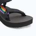 Sandali Teva Midform Universal Pride nero arcobaleno da donna 7