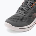 Scarpe da uomo SKECHERS Go Walk Arch Fit Idyllic carbone/bianco/arancio 8
