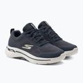 Scarpe SKECHERS Go Walk Arch Fit Idyllic da uomo, blu/bianco/oro 4