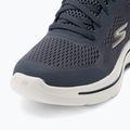 Scarpe SKECHERS Go Walk Arch Fit Idyllic da uomo, blu/bianco/oro 8