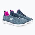 Scarpe SKECHERS Summits Quick Getaway da donna in blu/rosa 4