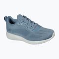 Scarpe SKECHERS Bobs Sport Squad Tough Talk donna blu chiaro 8