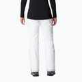 Pantaloni da sci da donna Columbia Backslope II Insulated bianco 3